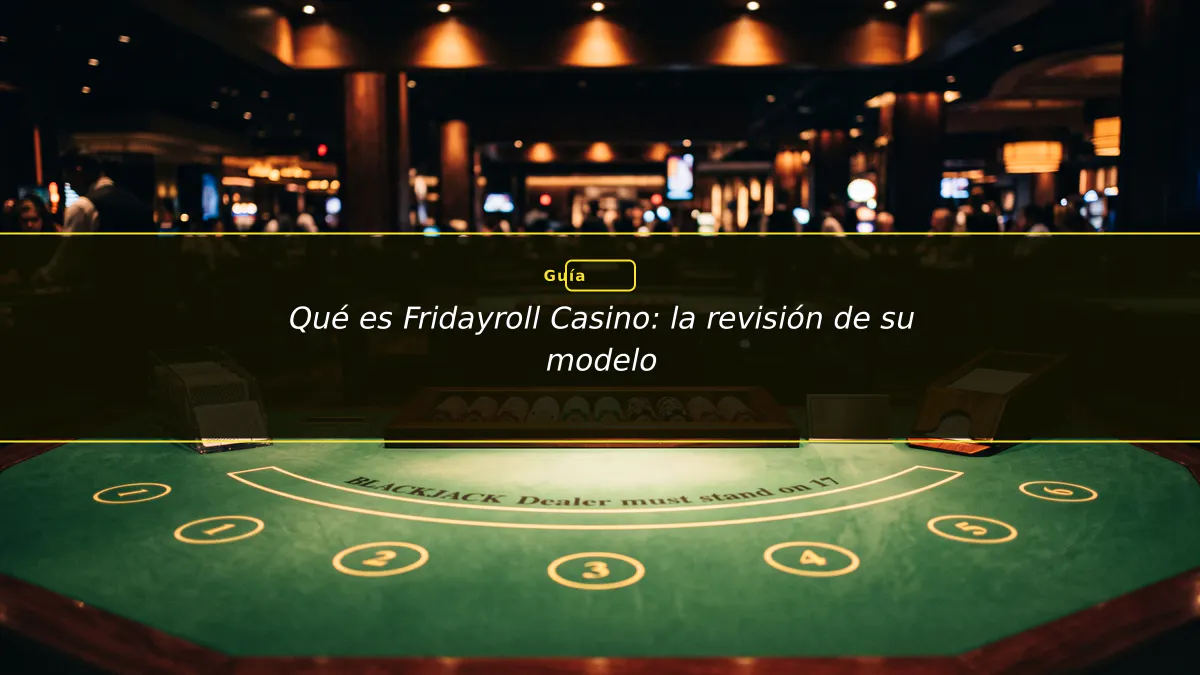 Qué es Fridayroll Casino: la revisión de su modelo
