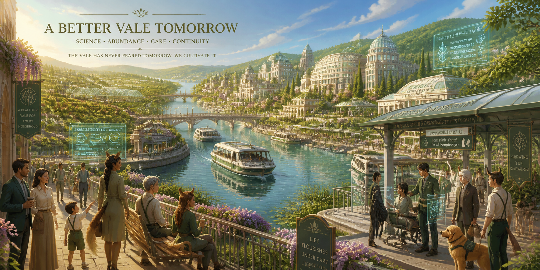 Brazoria Vale's official optimistic vision of the national future