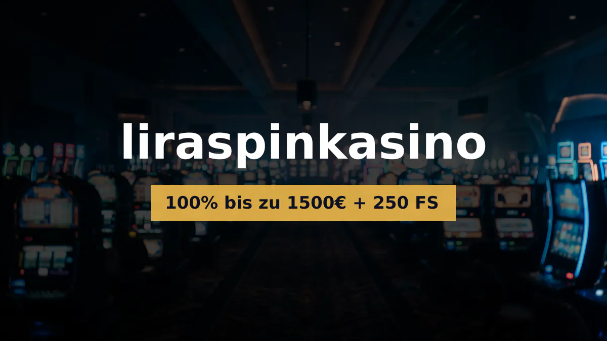 liraspinkasino Casino — Willkommensbonus 100% bis zu 1500€ + 250 FS, Zahlungen: Visa, Mastercard, Skrill, Paysafecard, Sofort