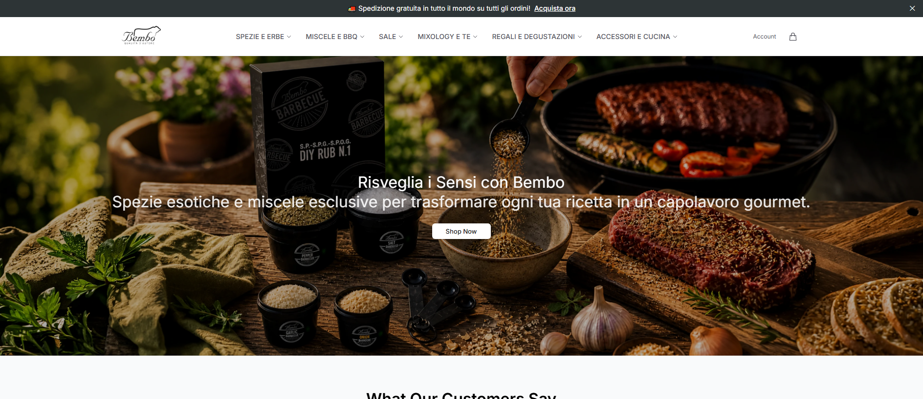 Stored capture of bembofood.shop