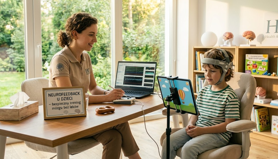 Neurofeedback u dzieci – bezpieczny trening mózgu bez leków