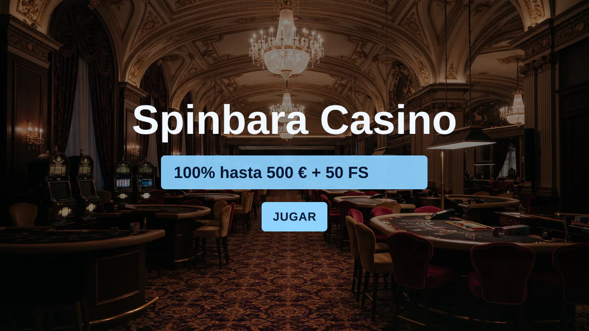 Spinbara Casino - bono de bienvenida 100% hasta 500 &euro; + 50 FS, pagos: Visa, Mastercard, Skrill, Neteller, Paysafecard
