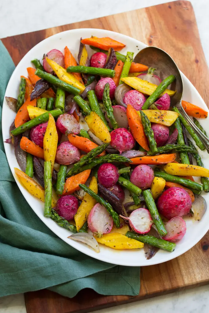 Vibrant Oven Roasted Spring Vegetables Steal the Show