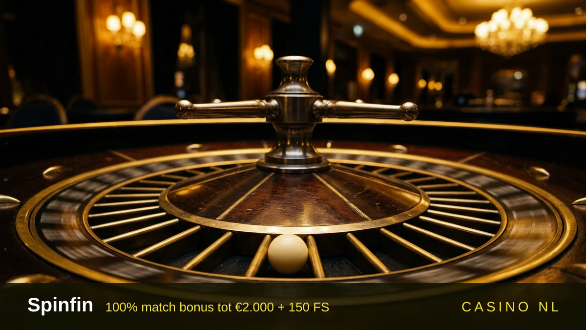 Spinfin casino — welkomstbonus 100% match bonus tot €2.000 + 150 FS, betalingen: Visa, Mastercard, Skrill, Neteller, Paysafecard