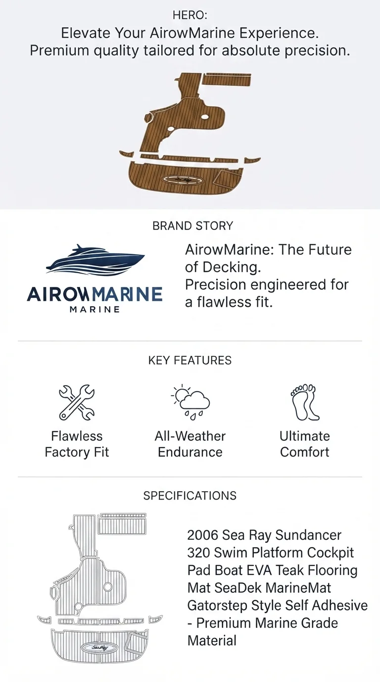 eva-foam-teak-decking-2006-sea-ray-sundancer-320-swim-platform-cockpit detail