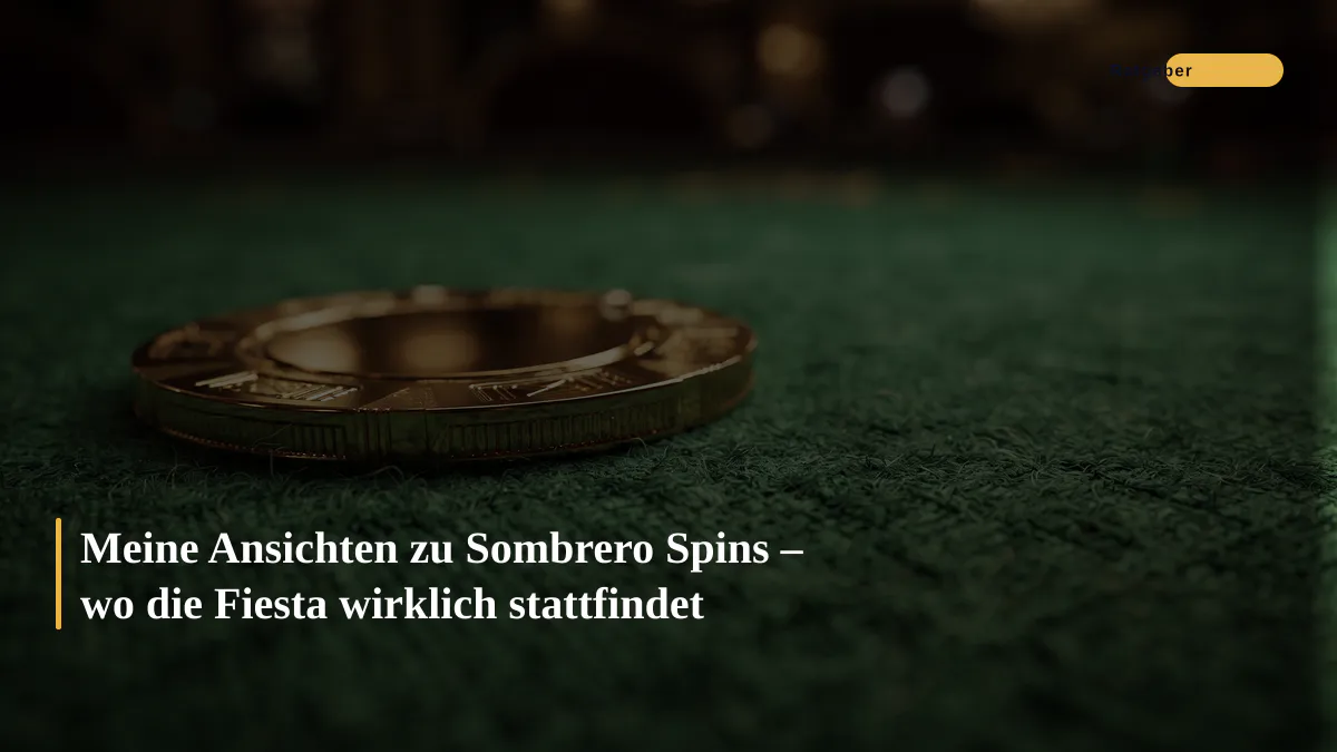 Meine Ansichten zu Sombrero Spins – wo die Fiesta wirklich stattfindet