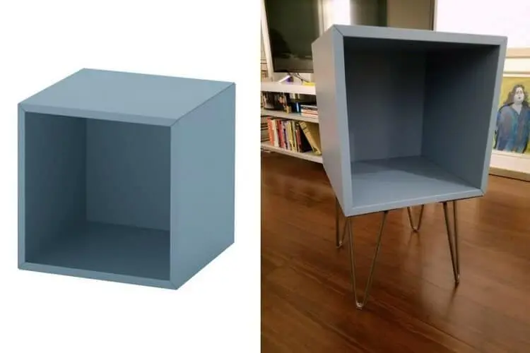 Transformă cutii simple în mese de noapte elegante