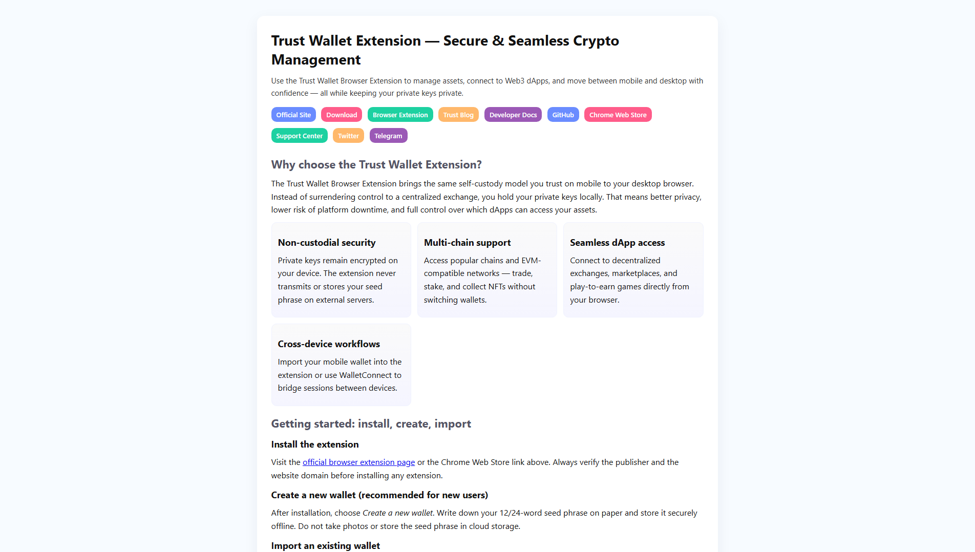 Stored capture of doc-wallet-trust-io.pages.dev