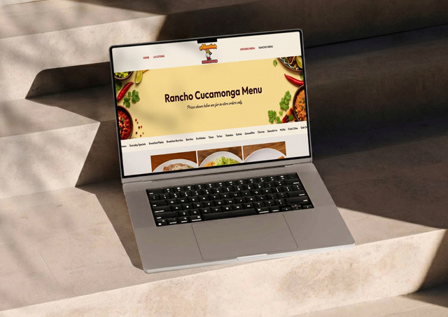 Alberto's Mexican Restaurant website design