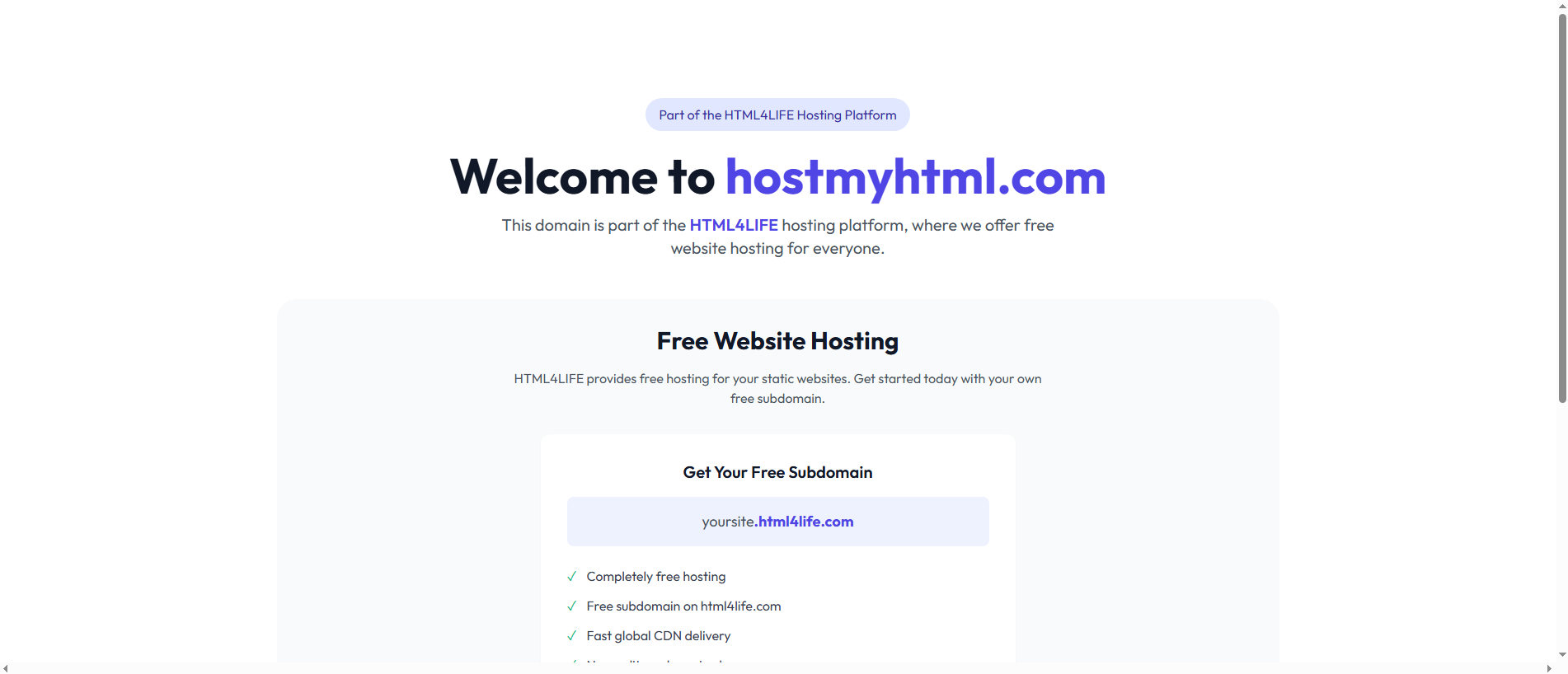 Stored capture of hostmyhtml.com