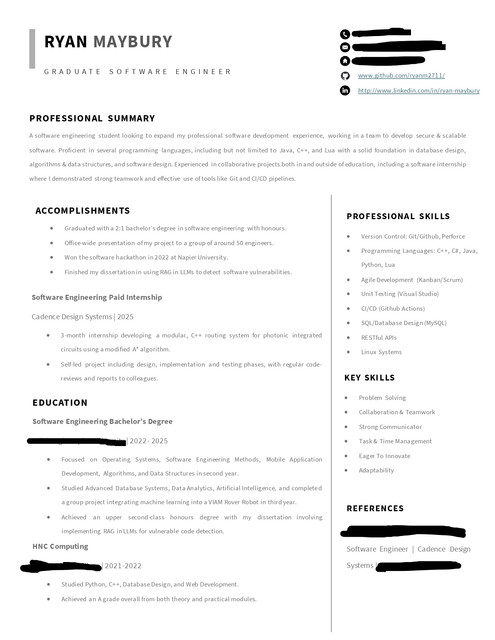 Software Engineer CV page 0001