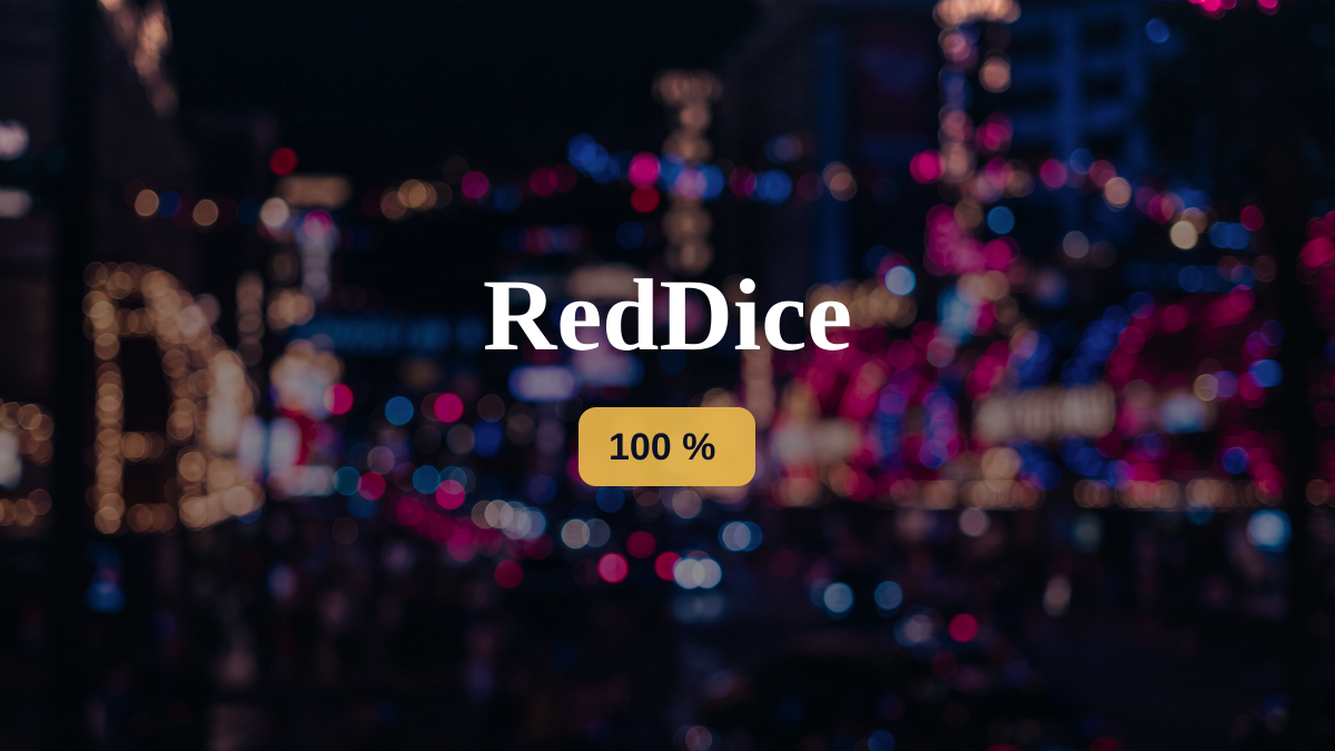 RedDice kasino — tervetuliaisbonus 100 %, maksutavat: Visa, Mastercard, Skrill, Neteller, Paysafecard