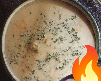 Постер Рыбный суп-пюре