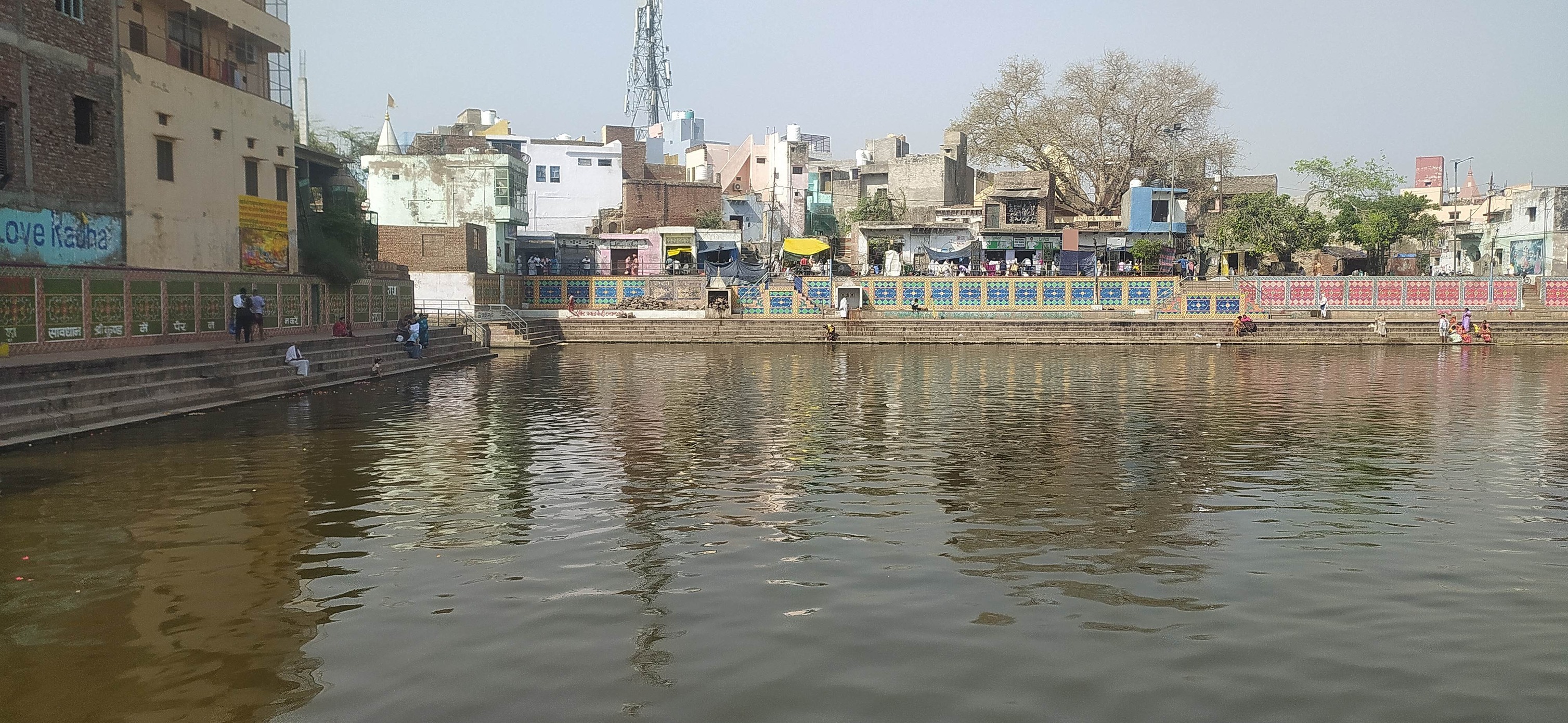 Braj village on the path