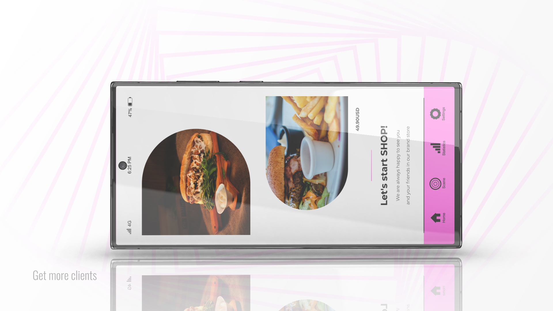 Clean Mobile Mockup Clean Mobile Mockup