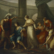 Гектор зовет Париса на битву 1775