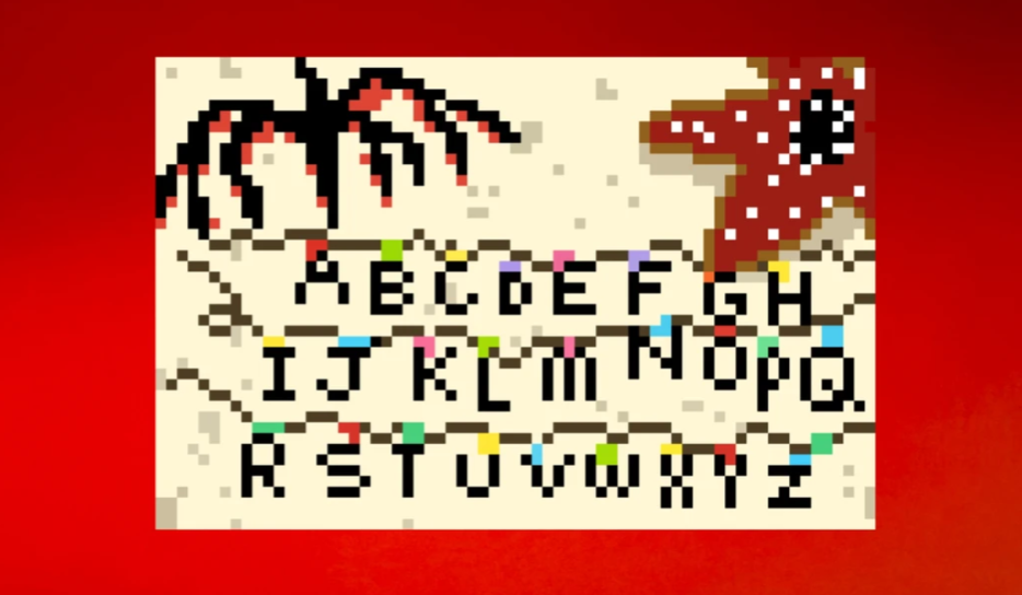 Stranger Things Pixel Art