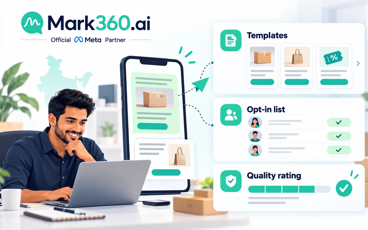 Templates, opt-in lists, and quality rating for bulk messaging