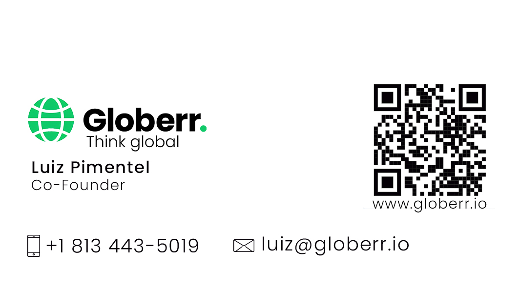 Cartão Globerr - Verso