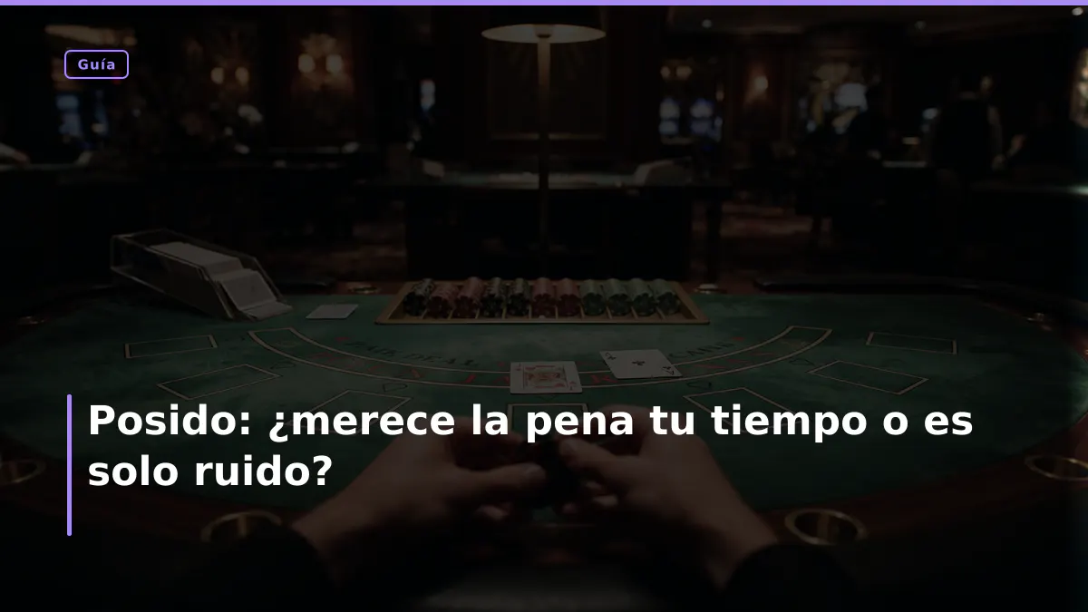 Posido: ¿merece la pena tu tiempo o es solo ruido?