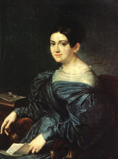 Портрет писательницы Л Н Кожиной 1836