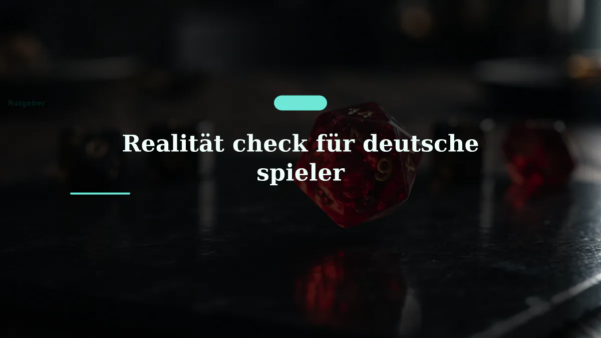 Realität check für deutsche spieler