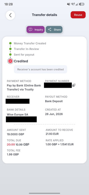 Ace Transfer discount proof