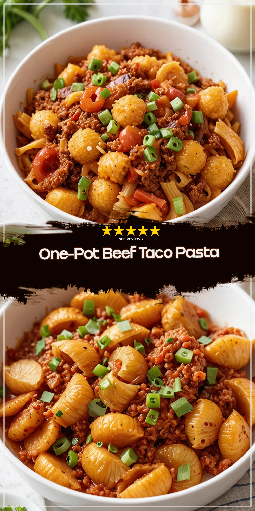 One-Pot Beef Taco Pasta