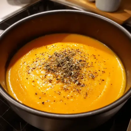 Carrot Ginger Soup: Velvety Light Lunch Bliss!