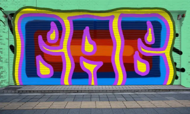 Graffiti artwork by Bab