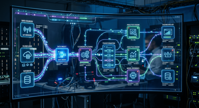 An n8n workflow with connected nodes being configured.