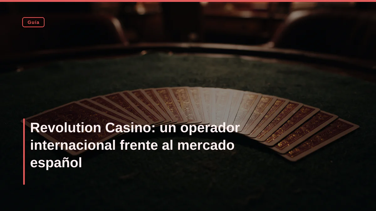 Revolution Casino: un operador internacional frente al mercado español
