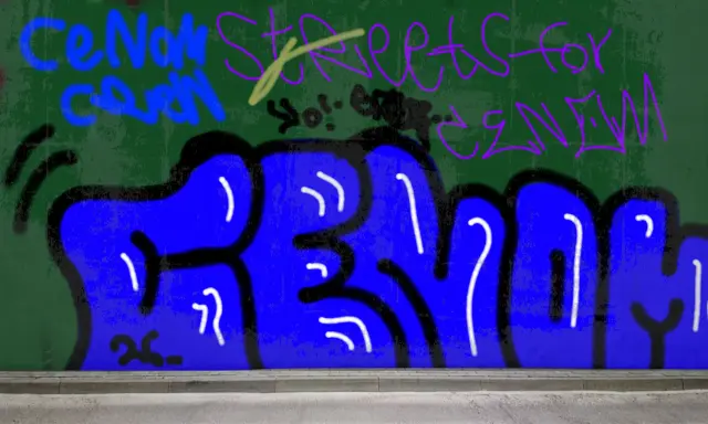Graffiti artwork by Rickertos