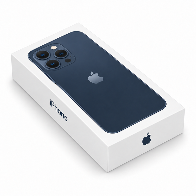 Illustration einer Apple iPhone 13 Pro Box