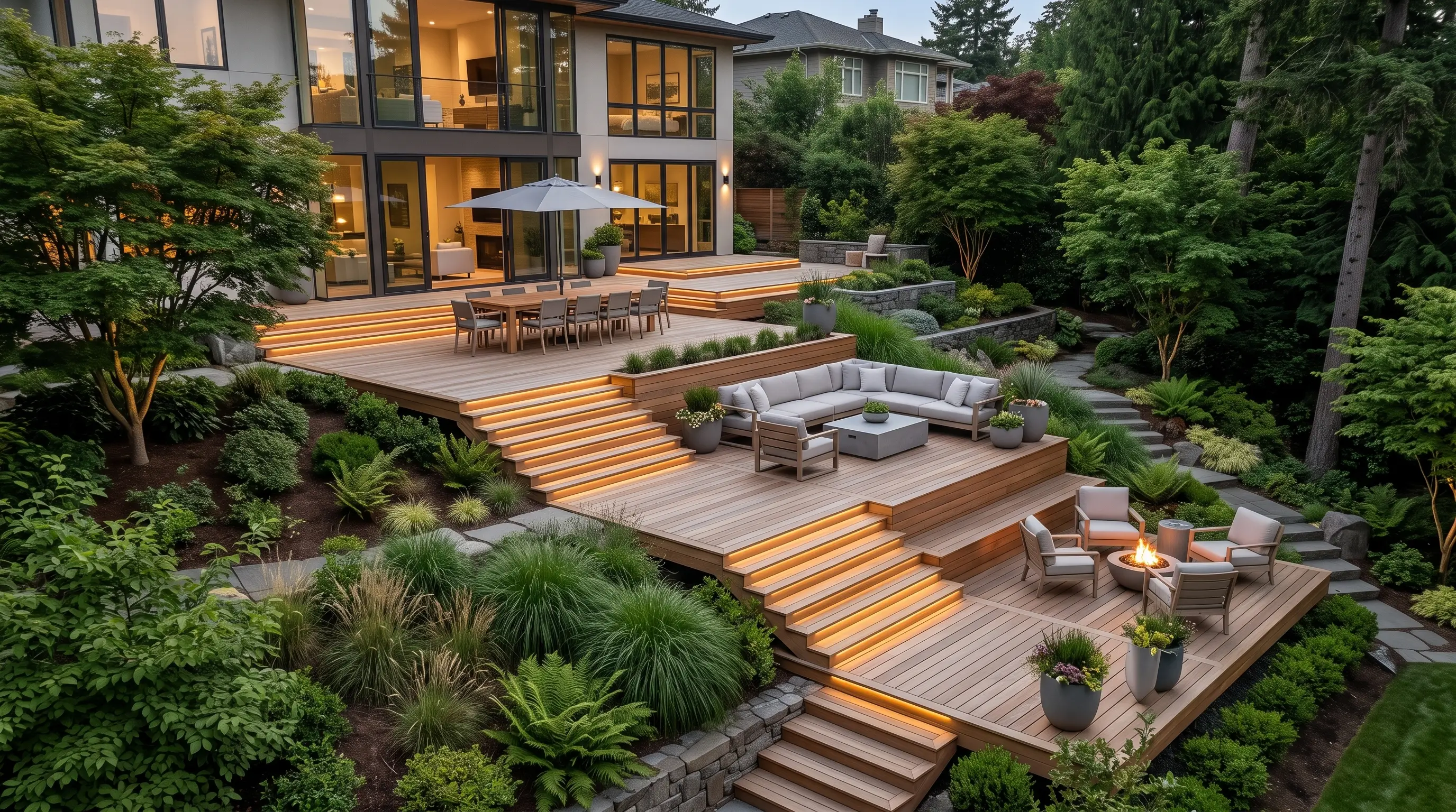 Cascading Multi-Level Entertainment Decks