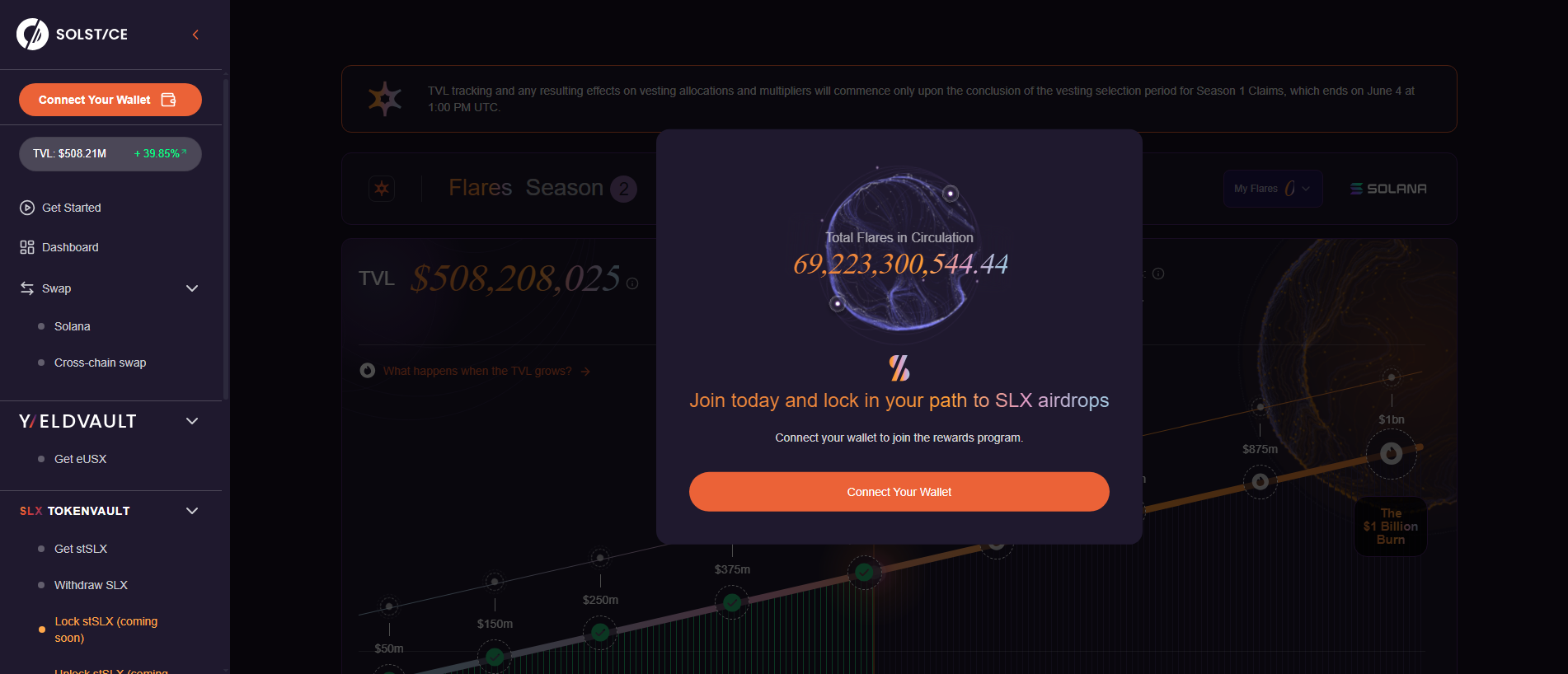 Screenshot of flares-solstice.com