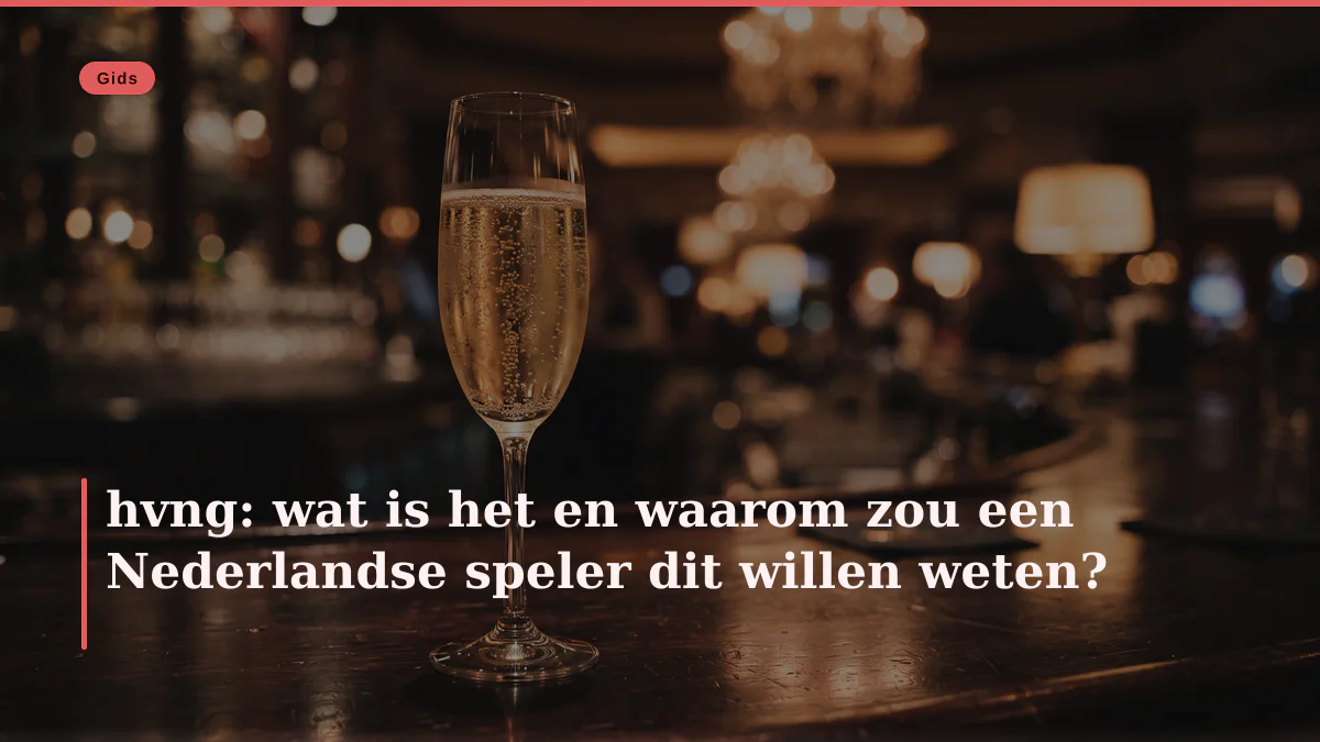 hvng: wat is het en waarom zou een Nederlandse speler dit willen weten?