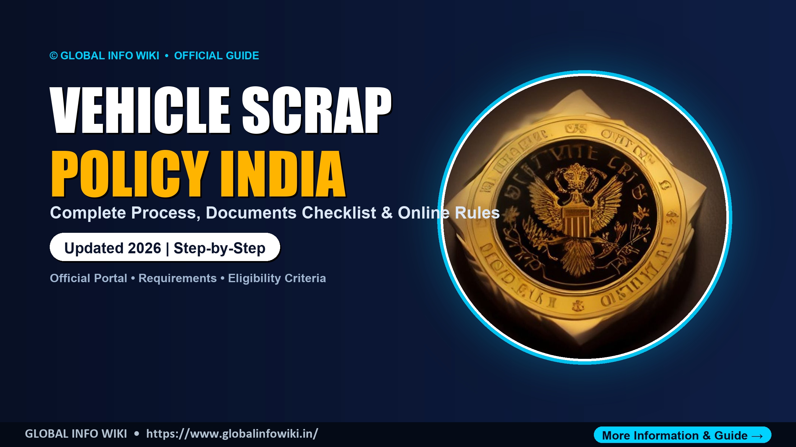 Vehicle Scrap Policy India 2024 — Old Vehicle Certificate of Deposit Benefits & Process Vehicle Scrap Policy India 2024 — Old Vehicle Certificate of Deposit Benefits & Process