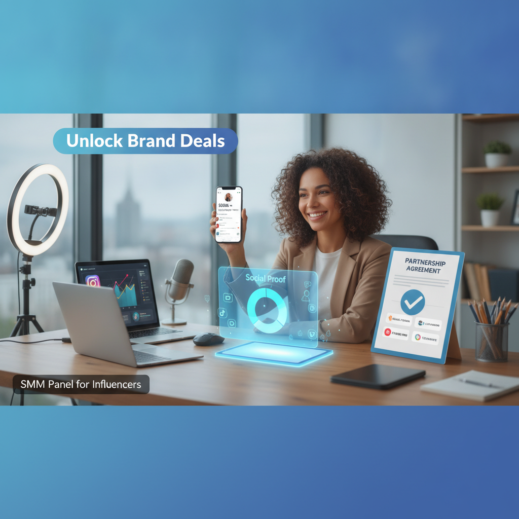 How SMM Panels Help Influencers Land Brand Deals