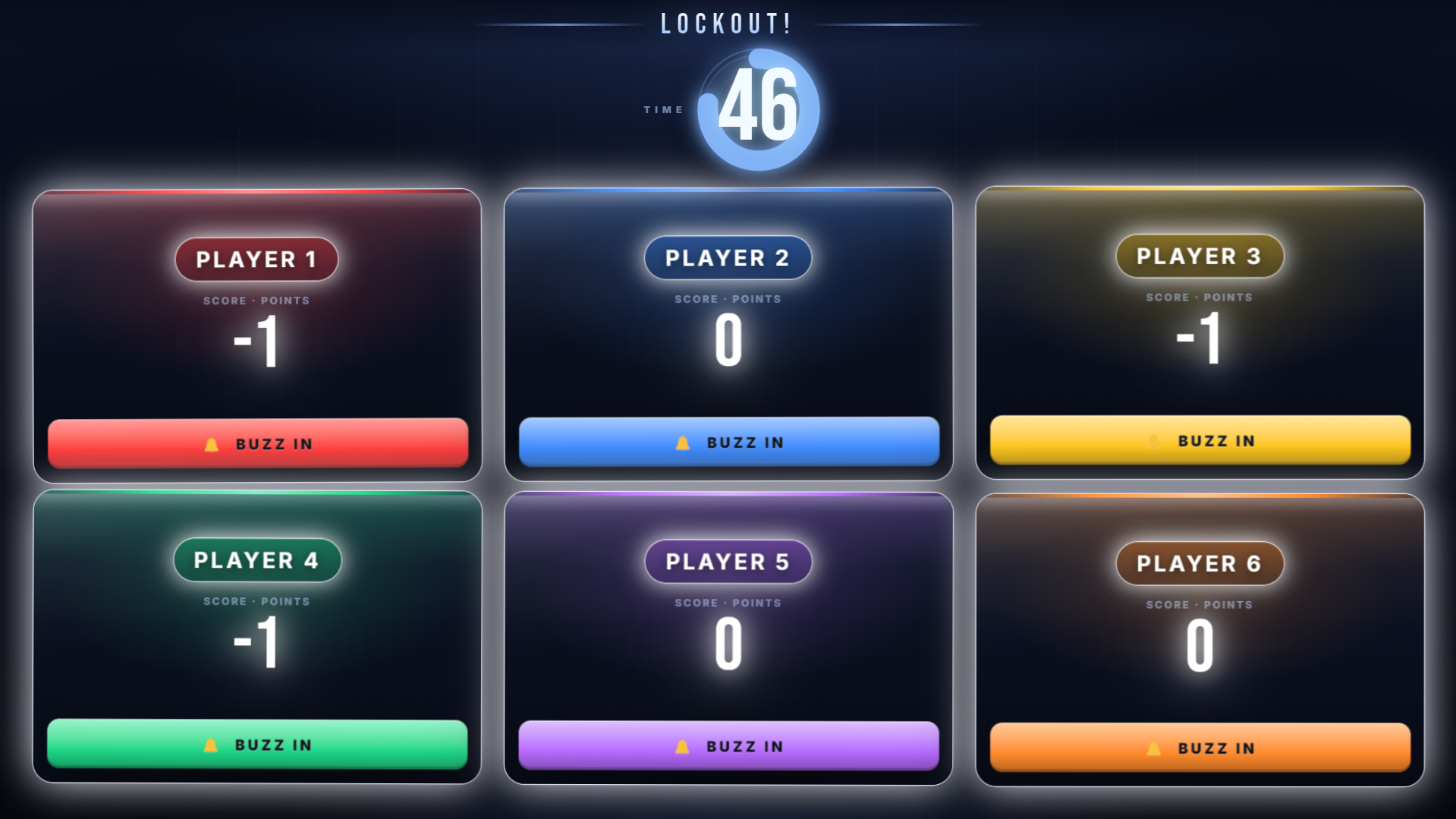 6 Players Setup