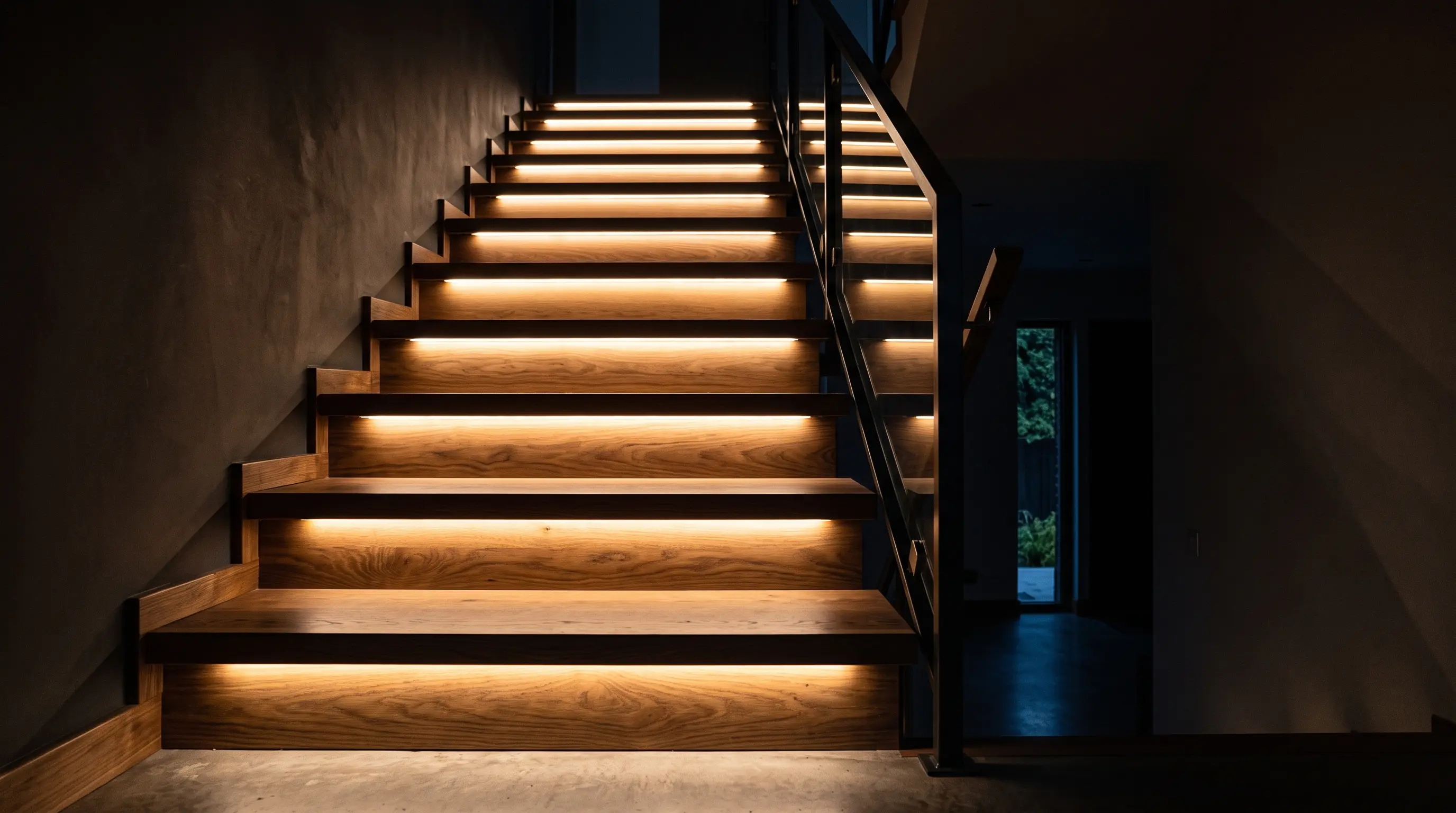 Motion-Activated Staircase Cascades