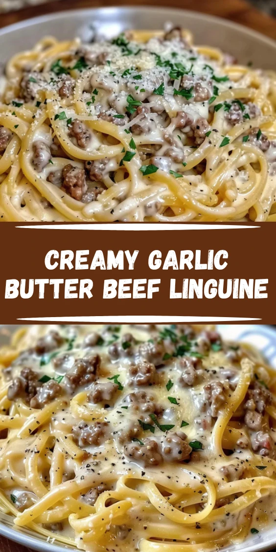 Creamy Beef Linguine in Cheesy Garlic Butter Alfredo You’ll Crave Tonight
