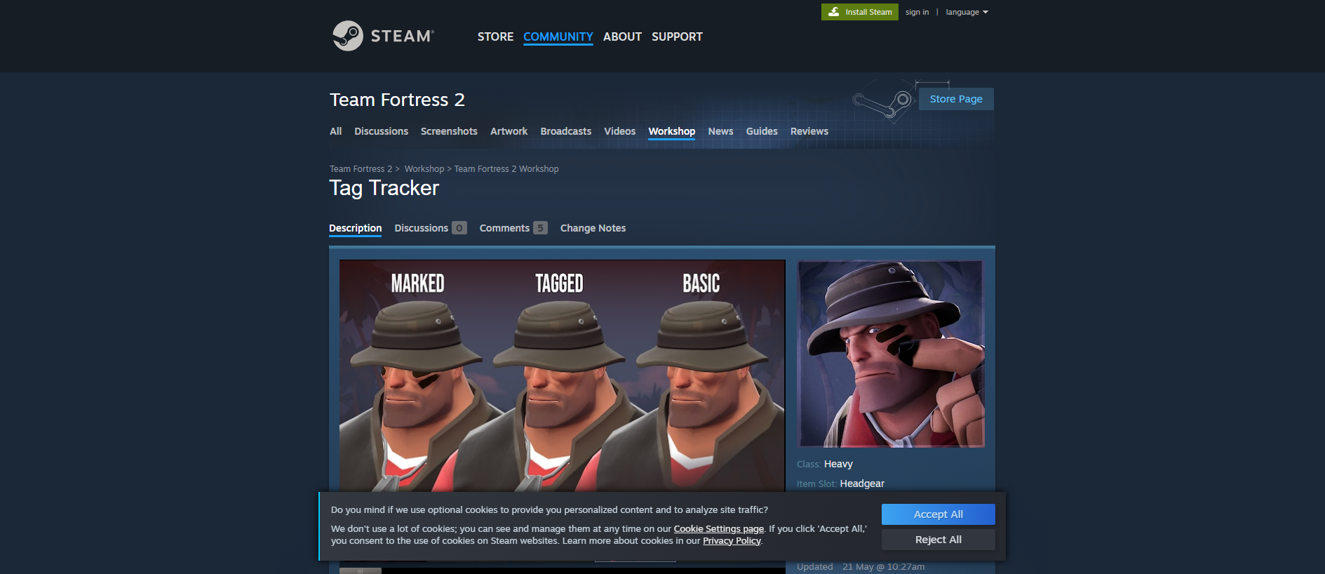 Screenshot of store.workshopcommunityratemods.com