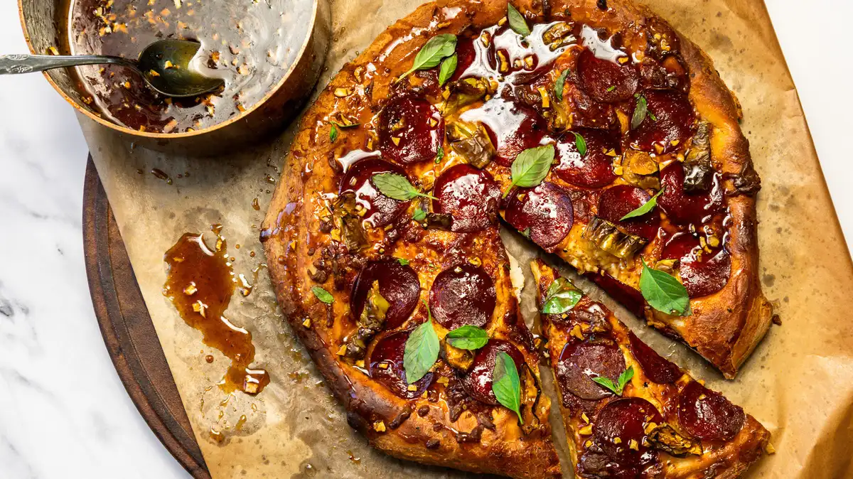 Fiery Pizza with a Sweet Twist