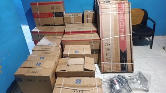 Policía Nacional apresa ciudadano haitiano en flagrante delito y recupera equipos industriales sustraídos en Santiago.   .