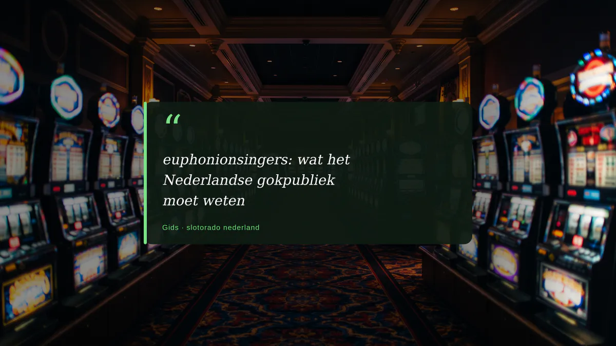 euphonionsingers: wat het Nederlandse gokpubliek moet weten