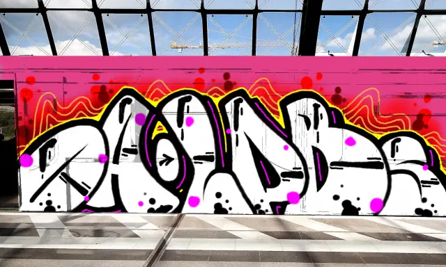Graffiti artwork by LPBER