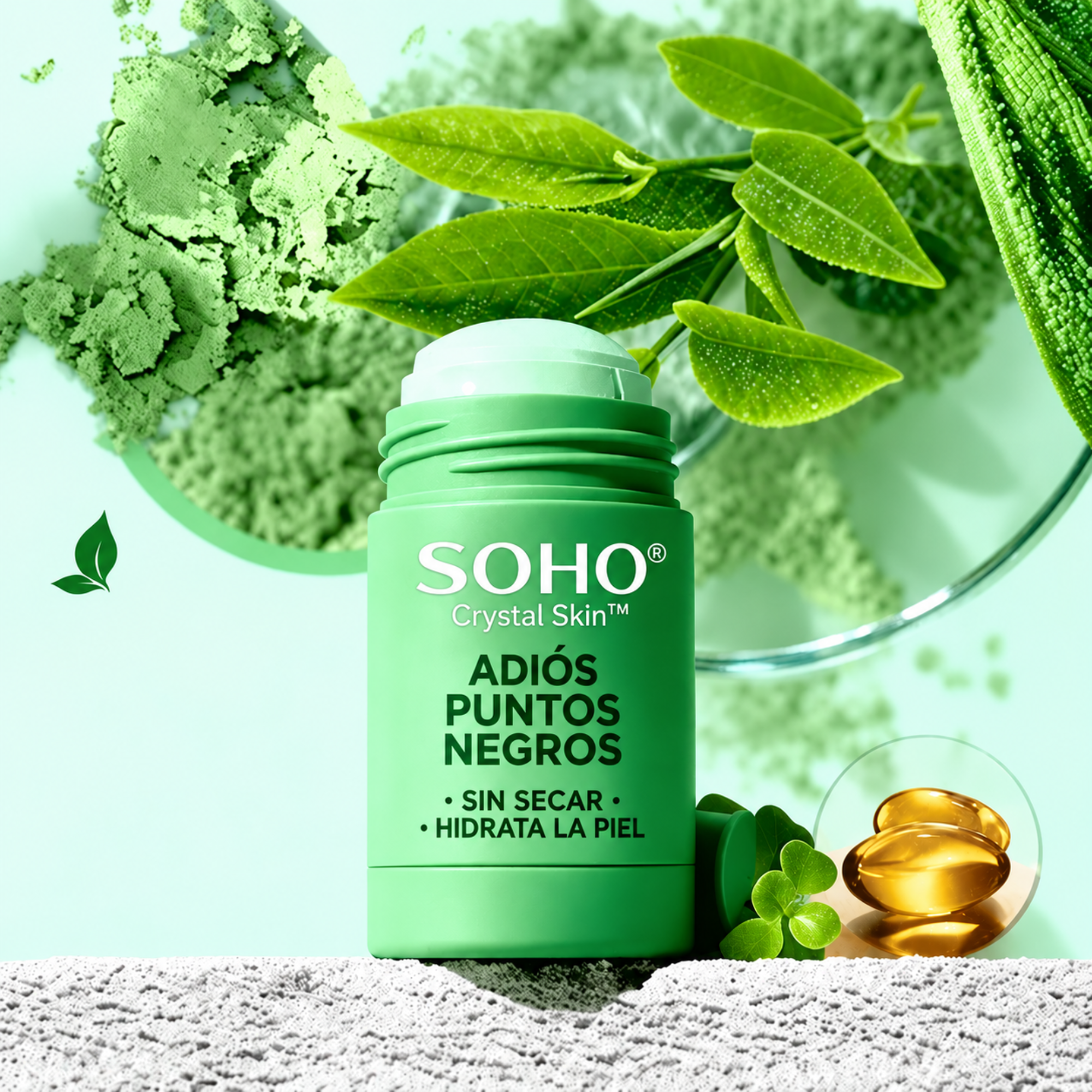 Crystal Skin de SOHO con té verde y vitamina E