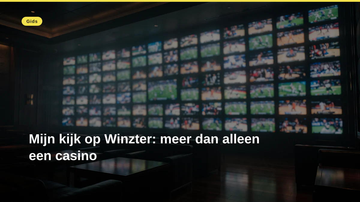 Mijn kijk op Winzter: meer dan alleen een casino