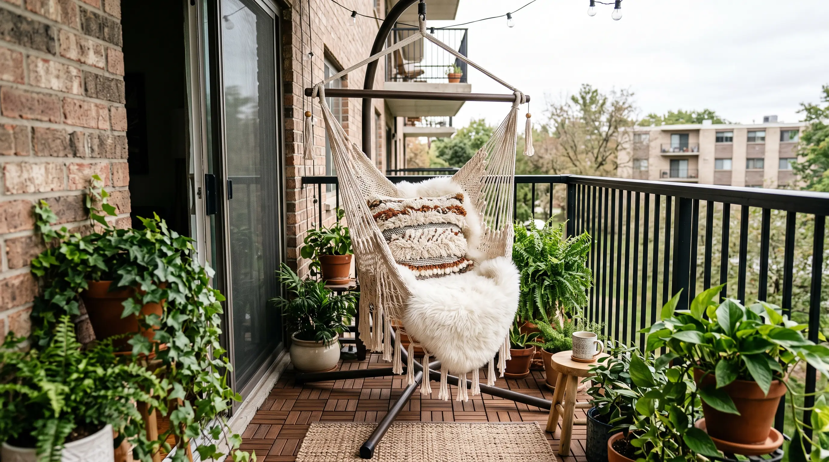 Freestanding Hammock Chair Balcony